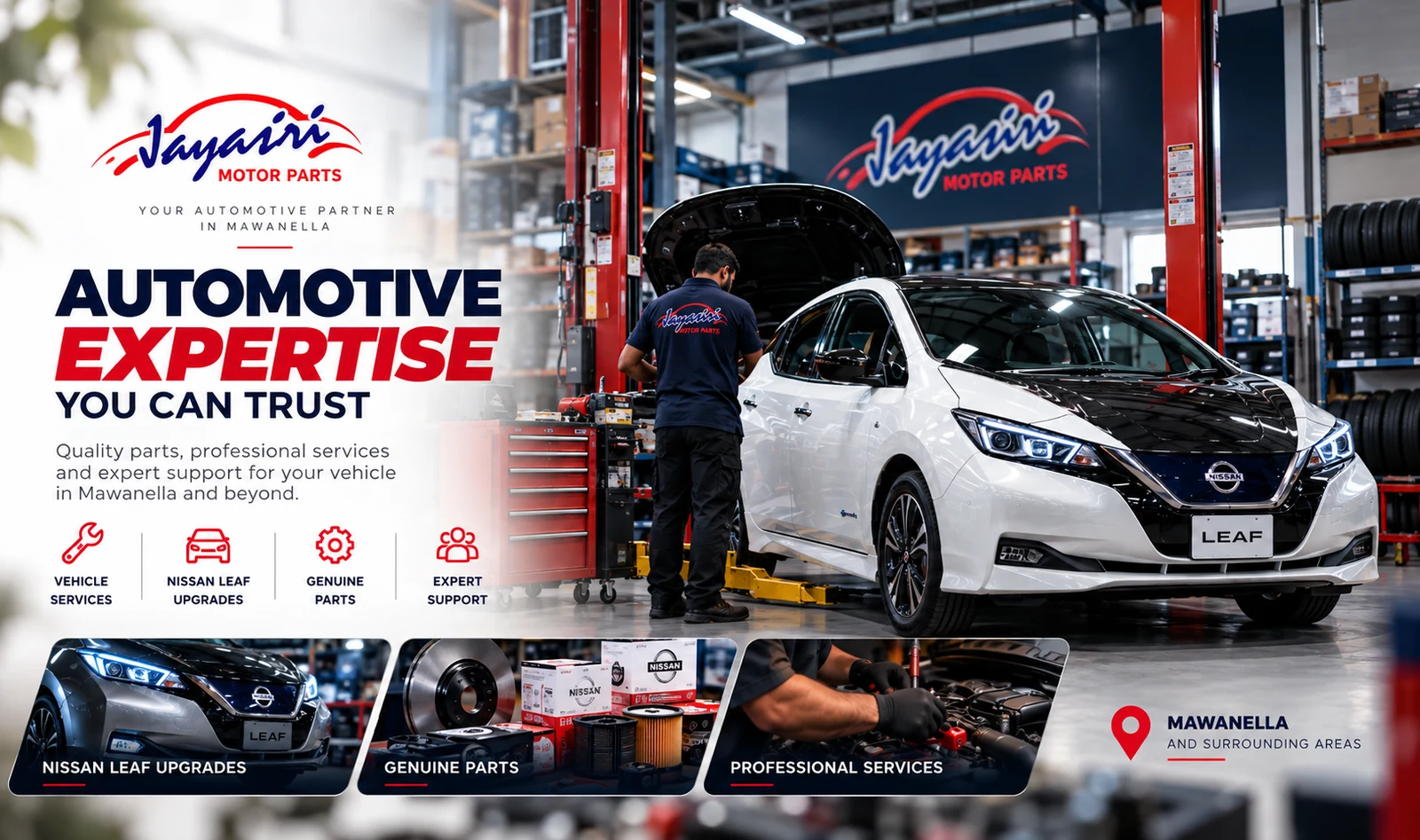 Jayasiri Motor Parts: approved project cover