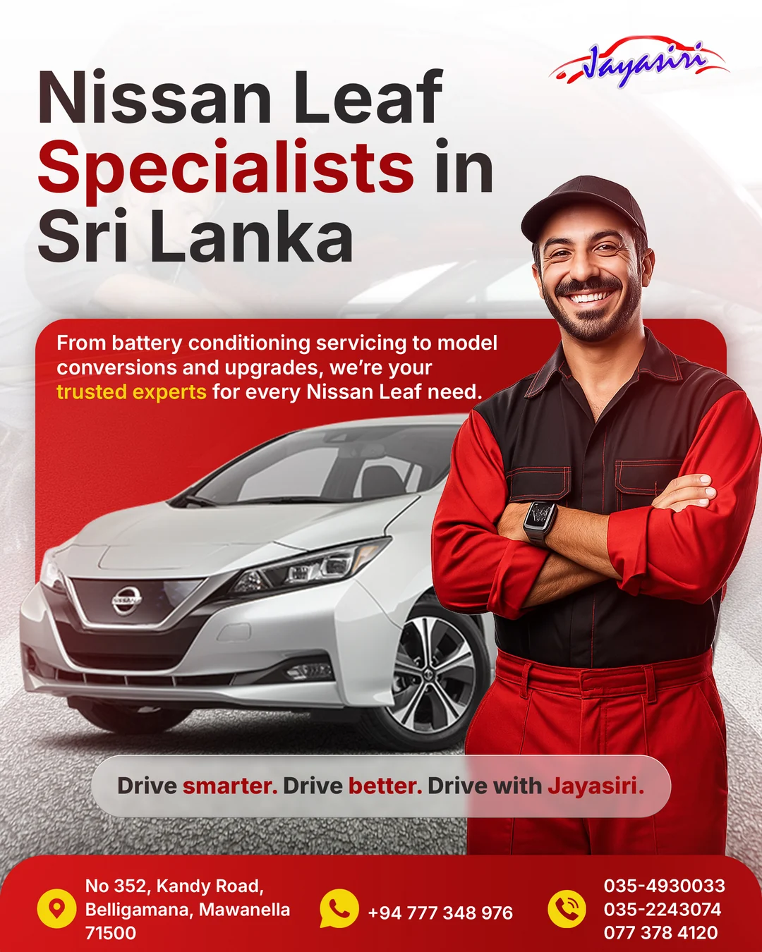 Jayasiri Motor Parts creative poster 4