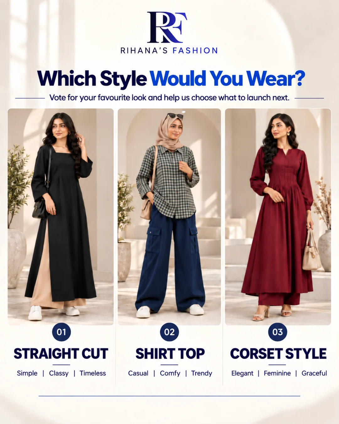 Rihana's Fashion creative poster 3