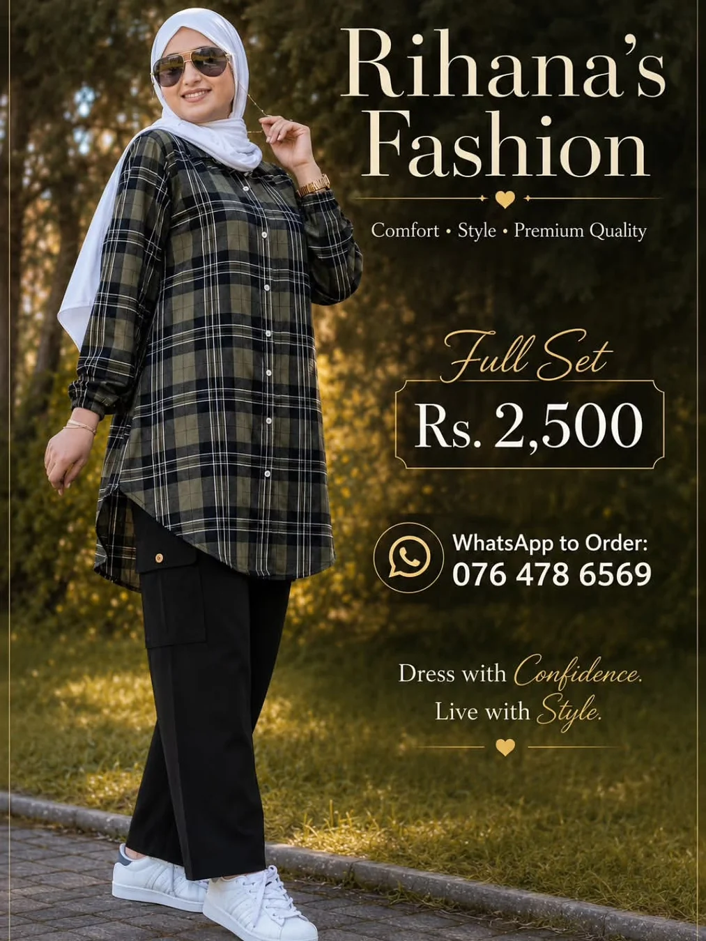 Rihana's Fashion creative poster 4